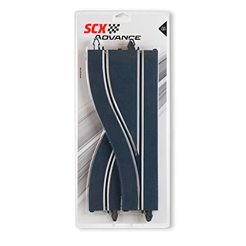 Scalextric – Accesorios y Extensiones Circuitos de Carreras ADVANCE escala 1:32 (Set Pistas Desvíos Izquierda + Derecha)