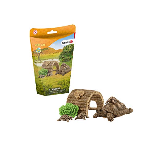 Schleich 42506 Wild Life play set - hogar para las tortugas, juguetes a partir de 3 años