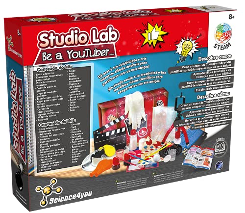 Science4you-Be a Youtuber Kit para Niños 8 Años Español (80002979)