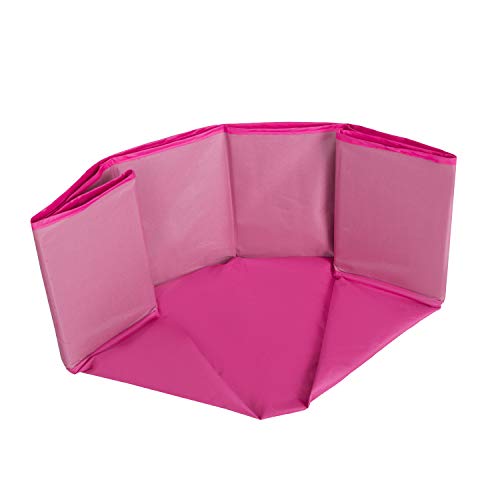 Selonis Piscina Plegable Con Bolas Coloridas De 200 Bolas NZ-78-BLUE, Rosa:Blanco/Gris/Rosa Claro