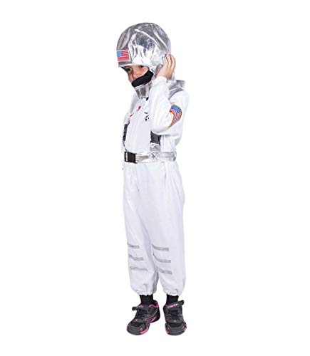 Seruna Disfraz de Astronauta F136 Tamaño 3-4 años (98-104 cm), Trajes de niños y niñas, para el Carnaval, también Adecuado como Regalo de cumpleaños