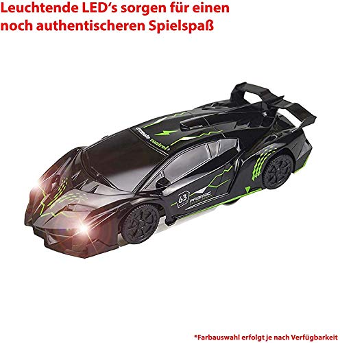 SGILE 4WD Coche Teledirigido, RC Coche con 360 Rotation Climber, Dos Modos de Pared / Piso y 4 Luces LED, Juguetes di Navidad para niños