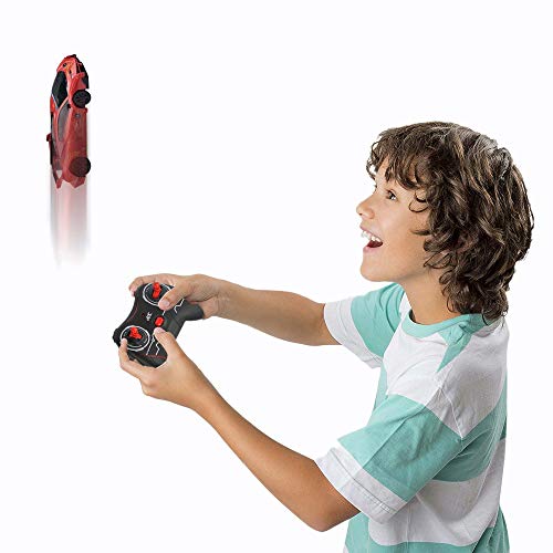 SGILE 4WD Coche Teledirigido, RC Coche con 360 Rotation Climber, Dos Modos de Pared / Piso y 4 Luces LED, Juguetes di Navidad para niños