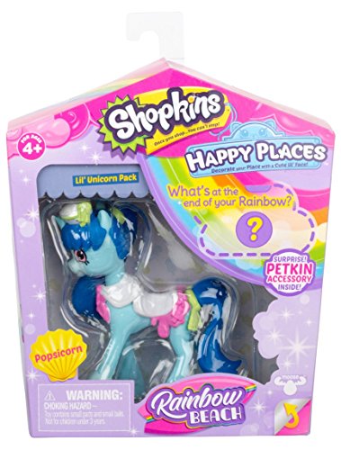 Shopkins Happy Places Rainbow Beach Lil' Pony-Popsicorn