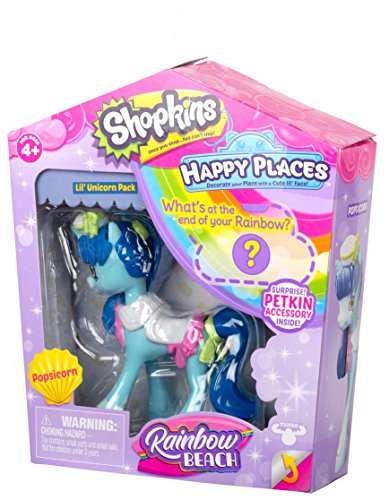 Shopkins Happy Places Rainbow Beach Lil' Pony-Popsicorn