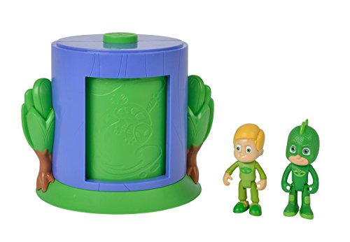 Simba 109402155 PJ Masks Transformation Greg in Gecko - Juego de Mesa con Figura Greg y Gecko (apilable, para niños a Partir de 3 años)