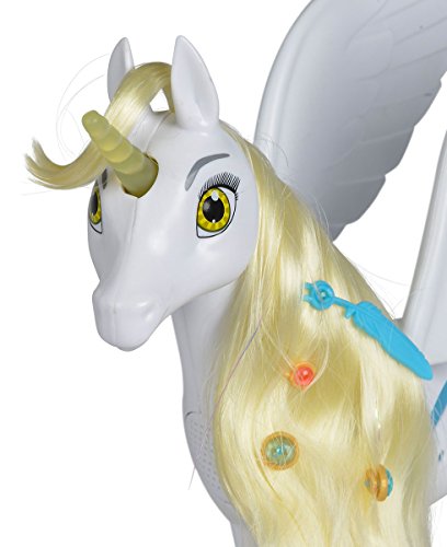 Simba 109480095 MIA und Me - Unicornio mágico Onchao con luz y Sonido, Las alas se mueven, con canción (25 cm)