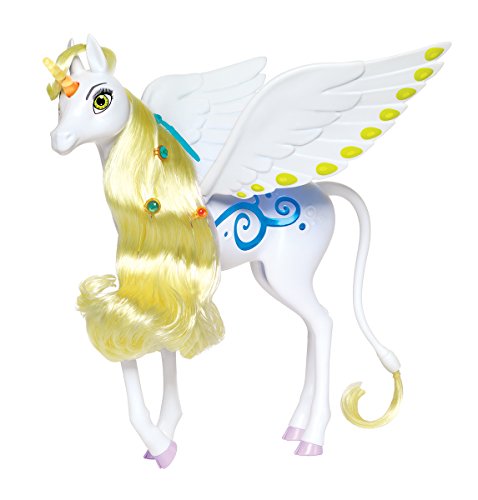 Simba 109480095 MIA und Me - Unicornio mágico Onchao con luz y Sonido, Las alas se mueven, con canción (25 cm)