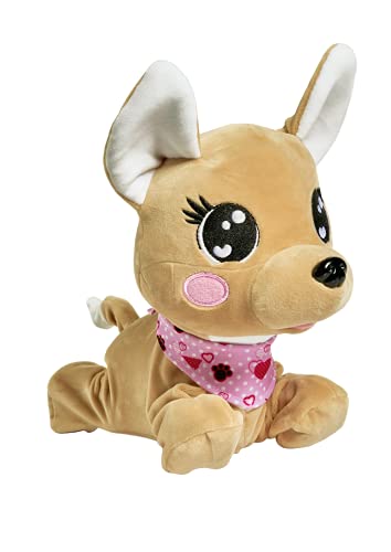 Simba - Chi Chi Love Baby Boo Interactivo Peluche Perrito 30 cm, Abbaia, Camina, Balla, Responde a 12 mandos Vocales, 60 Sonidos incluidos, +3 años, 105893500009