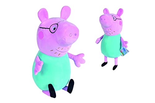 Simba Plüsch Papa Wutz, 37cm Peppa Peluche de papá Pig (37 cm), Color 1. (109261005)