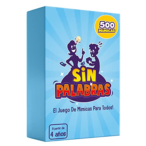 Sin Palabras - Zenagame - Juego de Mesa - Juegos de Mesa para niños - Juego mimica niños y Adultos - Juego mimica niños 4 Anos