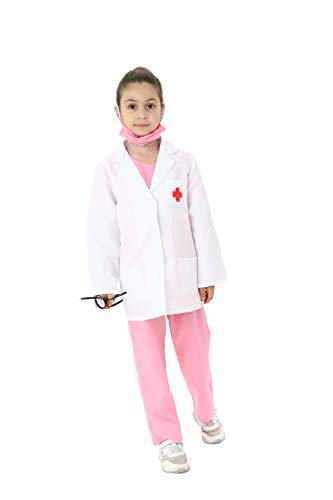 Sincere Party Disfraz de doctor unisex para niños, disfraz de doctor, juegos de disfraces, estilo C, 3-5 años