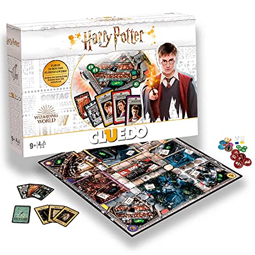 SKYLINE, Cluedo Harry Potter, Juego de Mesa, Juego de Misterio, Multicolor, Talla Única (Versión Español)