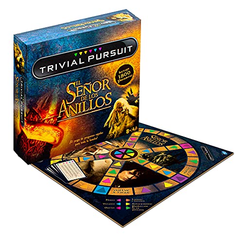 SKYLINE, Trivial Pursuit El Señor de los Anillos, Juego de Mesa, 1800 Preguntas, Multicolor, Talla Única (Versión Español)