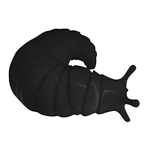 Slug Decompression Toy, 3D Printed Articulated Slug Fidget Toy, Anxiety Autism Stress Relief Sensory Toys, for Girls Boys Kids Adults Anti Stress Sensory Toy (Black)