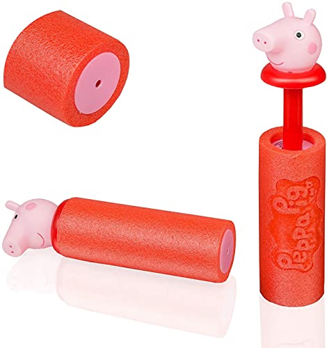 Smart Planet 2 pistolas de agua Peppa Pig de espuma, minipistola de agua, juguete para tu jardín, piscina o piscina