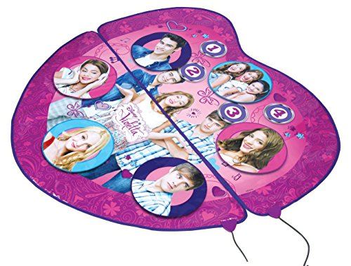 Smoby-27229 Disney Tapiz de Violetta con 2 Modos de Juego, 4 Canciones y 11 Efectos de Sonidos, 47.2 x 35.8 x 7.1 (27229)