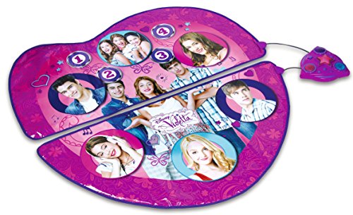 Smoby-27229 Disney Tapiz de Violetta con 2 Modos de Juego, 4 Canciones y 11 Efectos de Sonidos, 47.2 x 35.8 x 7.1 (27229)