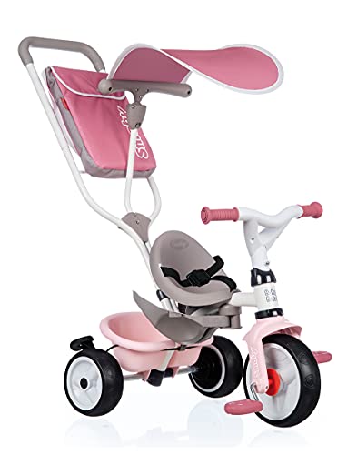 Smoby- Triciclo Baby Balade Rosa (741401), Color