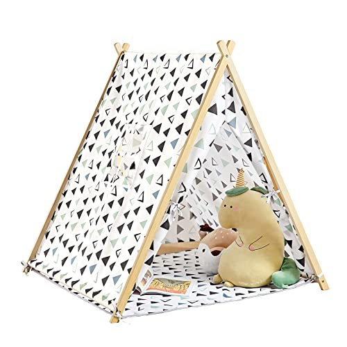 SoBuy OSS02-F02 Tienda de campaña Infantil, Tienda Tipi - Tienda de campaña Interior para niños con 2 Puertas y una Ventana 104 x 109 x 100 cm ES