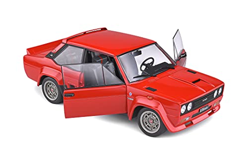 Solido 421187200 Maqueta de Coche Fiat 131 Abarth de 1980 (Escala 1:18), Color Rojo