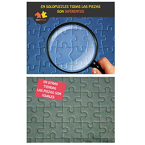 Solopuzzles Puzzle Personalizado con tu Foto Favorita de 3000 Piezas (96 x 68 cm). Máxima Calidad de impresión. 10 TAMAÑOS Disponibles (Desde 48 a 3000 Piezas)