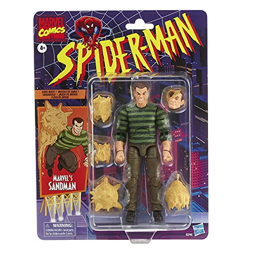 Spider-Man Hasbro Marvel F2793 Legends Series - Figura de Sandman de 15 cm - con diseño Premium y 5 Accesorio