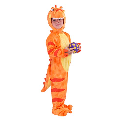 Spooktacular Creations Disfraces de Dinosaurio para Niños Unisex Cosplay Halloween T-Rex Dinosaurio Pijama para Infantil Fiesta (XS)