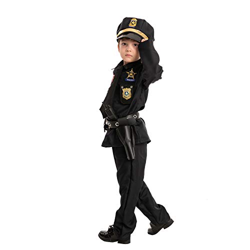 Spooktacular Creations Police Costume for Kids Halloween Cosplay (Small ( 5 – 7 yrs))