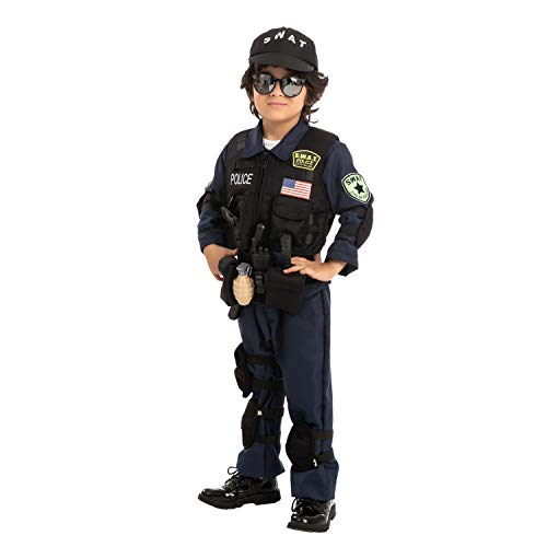 Spooktacular Creations Police SWAT Costume for Kids Halloween Cosplay, S.W.A.T. Police Officer (Toddler( 3- 4yrs ))