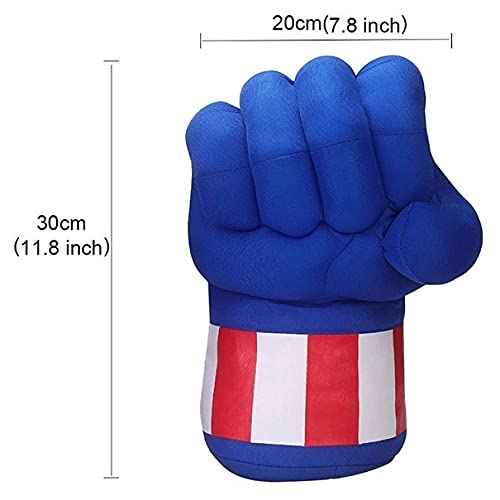 SPOTOR Guantes de Capitán América Niño Vengadores Hulk/Spiderman/Capitán América/Guantes de Thanos Accesorios Cosplay niño niña Halloween superhéroe Juego puño Fiesta Regalo