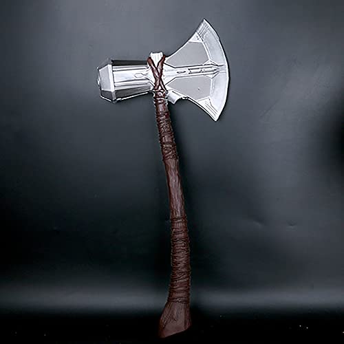 SPOTOR SuperhéRoe Thunder Hammer Toy 69cm Thor's Axe Collectors Cosplay Prop Fancy Weapon PU Foam El Martillo de Thor Accesorios Avengers Stormbreaker Thor Axe