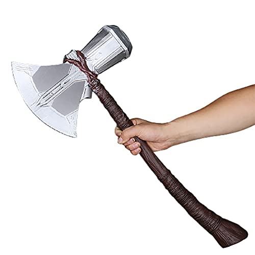 SPOTOR SuperhéRoe Thunder Hammer Toy 69cm Thor's Axe Collectors Cosplay Prop Fancy Weapon PU Foam El Martillo de Thor Accesorios Avengers Stormbreaker Thor Axe