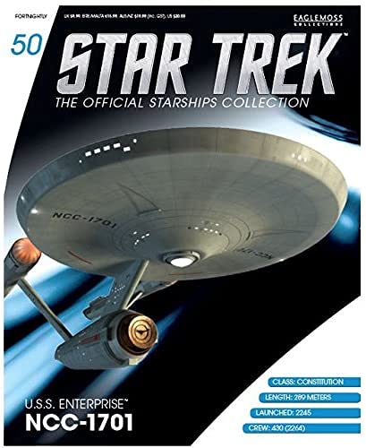 Star Trek Starships Collection 50 - USS ENTERPRISE NCC-1701 by Eaglemoss