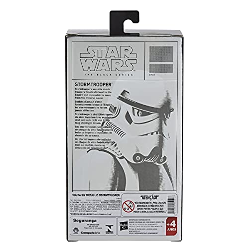 Star Wars - Black Series Figura de Stormtrooper Grafito (Hasbro, E99235L0)