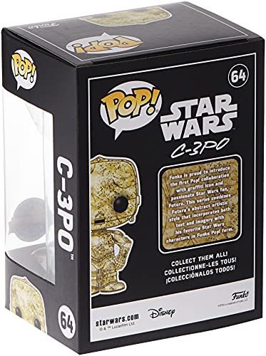 Star Wars Funko Pop Futura Skin C-3PO Bobble-Head (Exclusivo)