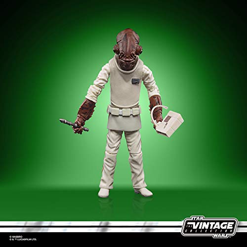 Star Wars La colección Vintage Regreso del Jedi - Figura de Admiral Ackbar a Escala de 9,5 cm - Edad: 4+