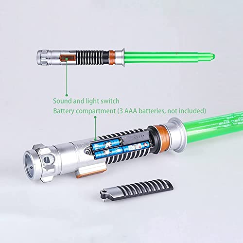 Star Wars Lightsaber Perfect Role-Playing, Role-Playing Electronic Lightsaber con sonido y efectos COS Darth Vader, Mace Windu, Luke Skywalker, Rey Lightsaber Meswindu