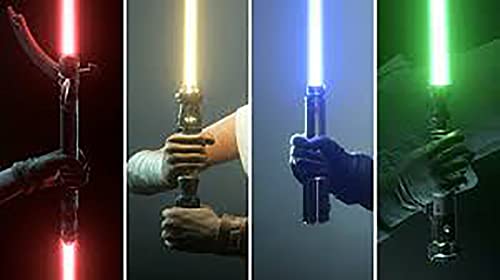 Star Wars Lightsaber Perfect Role-Playing, Role-Playing Electronic Lightsaber con sonido y efectos COS Darth Vader, Mace Windu, Luke Skywalker, Rey Lightsaber Meswindu