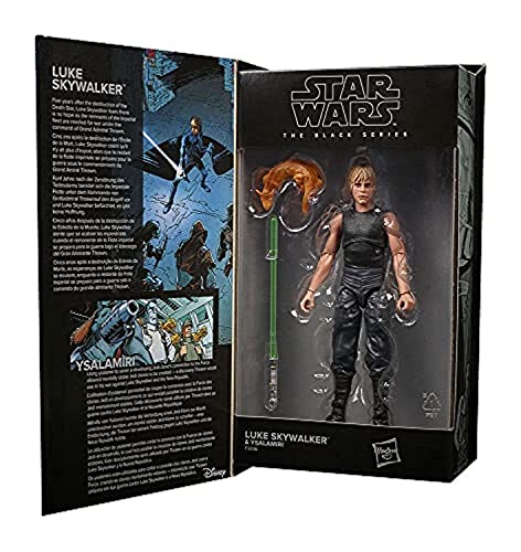 Star Wars The Black Series - Luke Skywalker & Ysalamiri - Figura a Escala de 15 cm del 50.º Aniversario de Lucasfilm Heir to The Empire