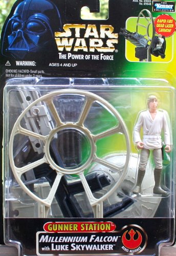 Star Wars - THe power of the Force - Millennium Falcon Gunner Station and Luke Skywaler & Tie Fi