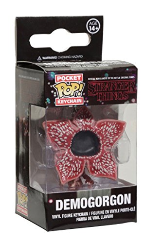 Stranger Things Llavero de Vinilo Demogorgon Open Face, Color Granate, One Size (Funko 14228)