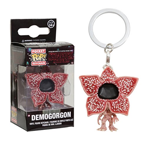 Stranger Things Llavero de Vinilo Demogorgon Open Face, Color Granate, One Size (Funko 14228)