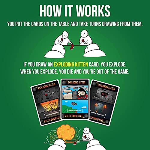 Streaking Kittens: This is the Second Expansion of Exploding Kittens, Barraja de cartas