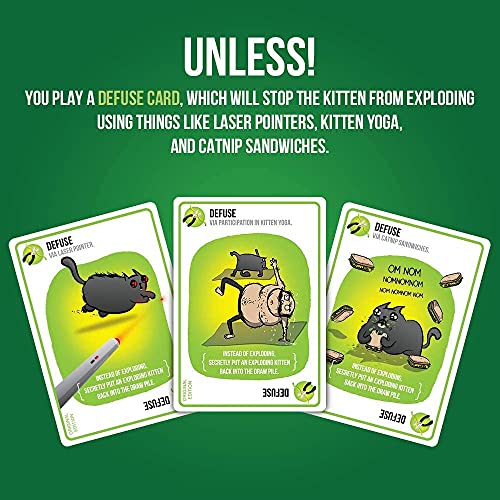 Streaking Kittens: This is the Second Expansion of Exploding Kittens, Barraja de cartas