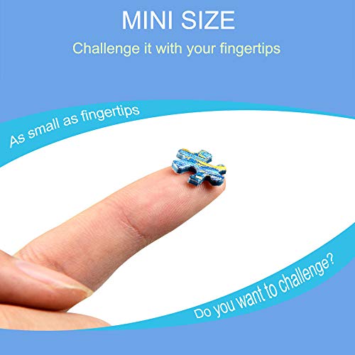 SUGOO Mini Puzzles de 1000 Piezas en Miniatura DIYpara Adultos Cabaña Romántica de cartón Resistente Desafío de Ejercicio Cerebral Juego de Alta dificultad Regalo para Niño 38*26cm