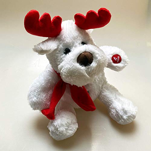 sunkid LED Light Up Musical Reindeer Extra Soft Christmas Toy Decoration