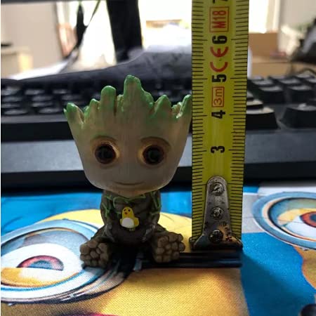 Super Dream Store Baby Groot - Mini nido, 5 x 3 x 3 cm, altura 5 cm, ancho 3 cm, figura de acción dulce regalo pequeño juguete, mini jarrón, amigo acuario