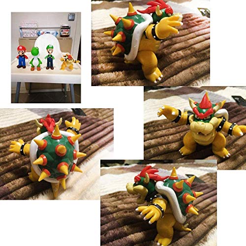 Super Mario Bros Bowser Pvc Figura de acción Modelo de juguete, Modelo de PVC Figura coleccionables (20 cm)