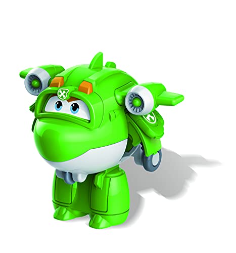 Super Wings- Transform-A-Bots Mira supercargada de 2 Pulgadas, Color Verde (Alpha Animation EU740048)